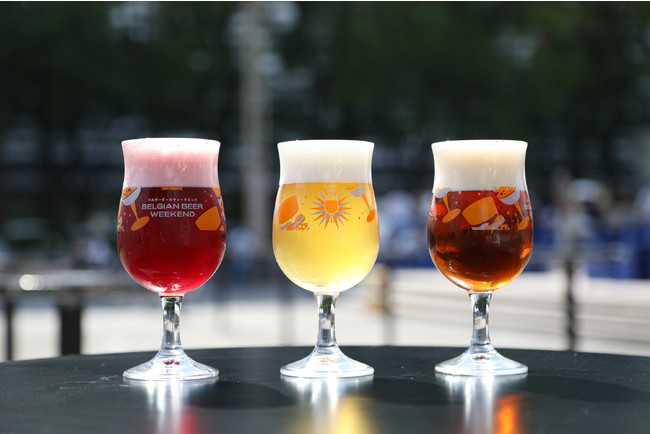 ベルギービールウィークエンド2021 豊洲　開催　　「やっぱり外で、ベルギービール。」　Bayside Chillのサブ画像1_さまざまな色が特徴のベルギービール