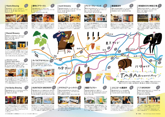 “聴いて味わう”多摩川地域のクラフトビール「TAMAGAWA ALL BREWERIES ALLIANCE」オーディオガイドアプリリリース！のサブ画像4