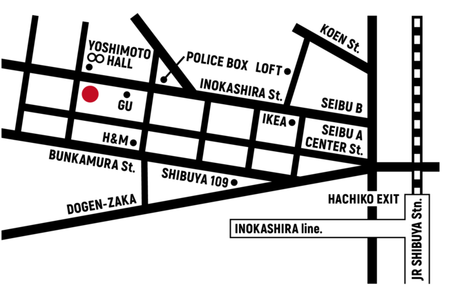【新店】「タコ ファナティコ 渋谷」、2月1日（火）グランドオープン!!のサブ画像5_地図