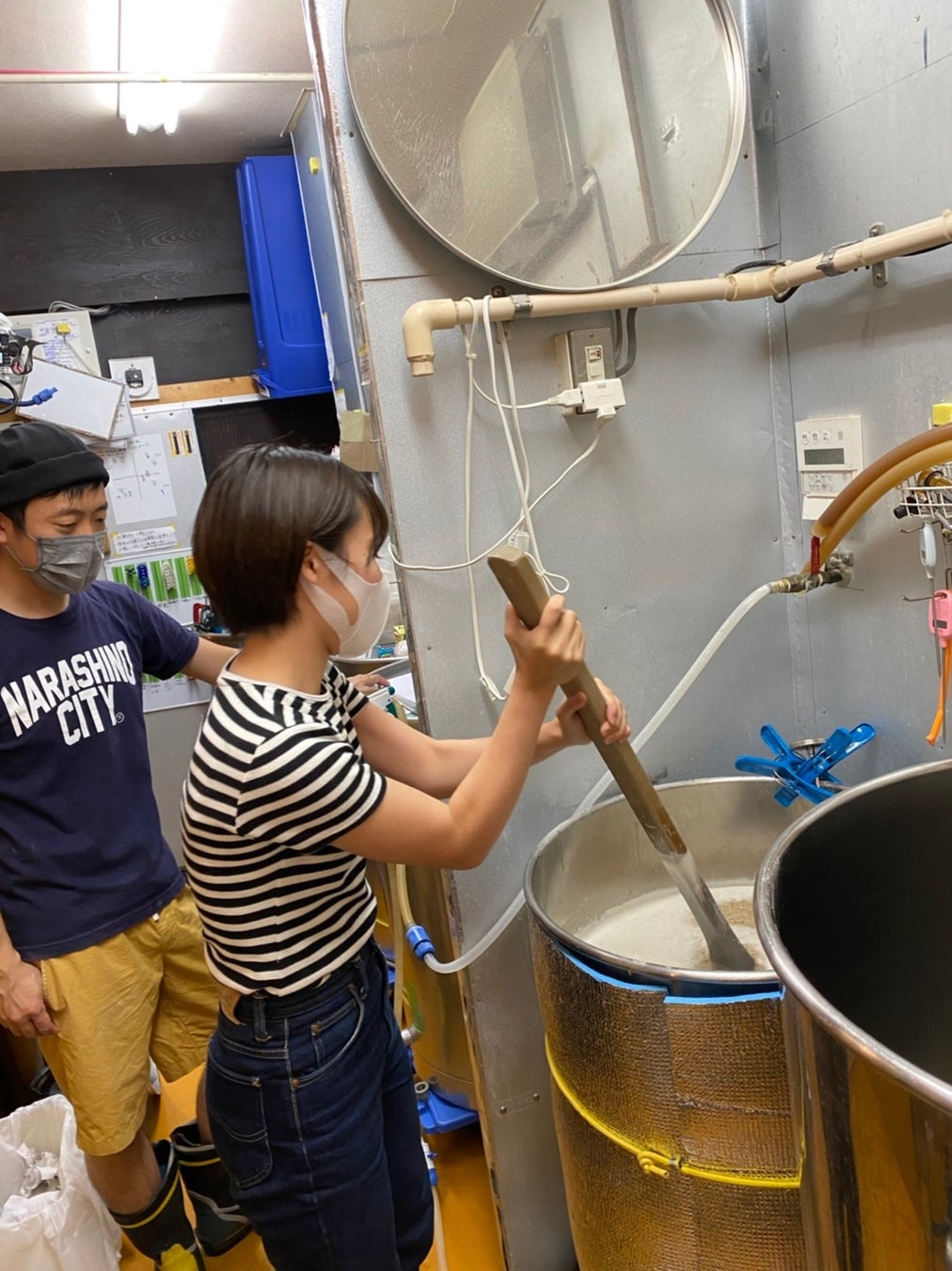 千葉大学の学生・教員と千葉県内ブルワリーがクラフトビールのレシピを共同開発　8月15日より提供開始のサブ画像3_仕込みの様子