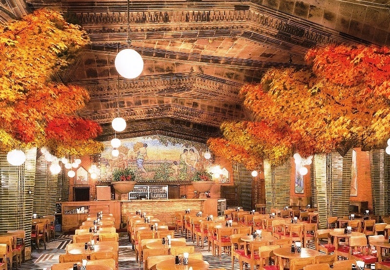 現存する日本最古のビヤホールに秋が訪れる『紅葉祭り（もみじまつり）』のサブ画像1_店内装飾イメージ