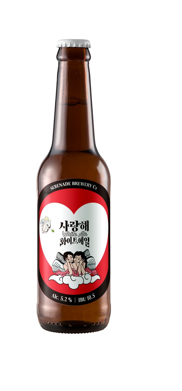 韓国発プレミアムビール「サランヘ　ホワイトエール」が新ラベルになって登場！のサブ画像2