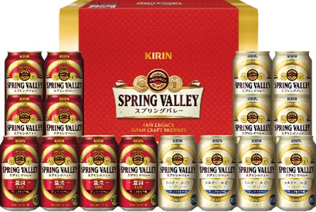 「SPRING VALLEY」ブランドを新たに加えて22種類のラインアップを展開　2023年キリンビール中元ギフトセット発売のサブ画像1_「SPRING VALLEY豊潤＜496＞・シルクエール＜白＞２種セット」