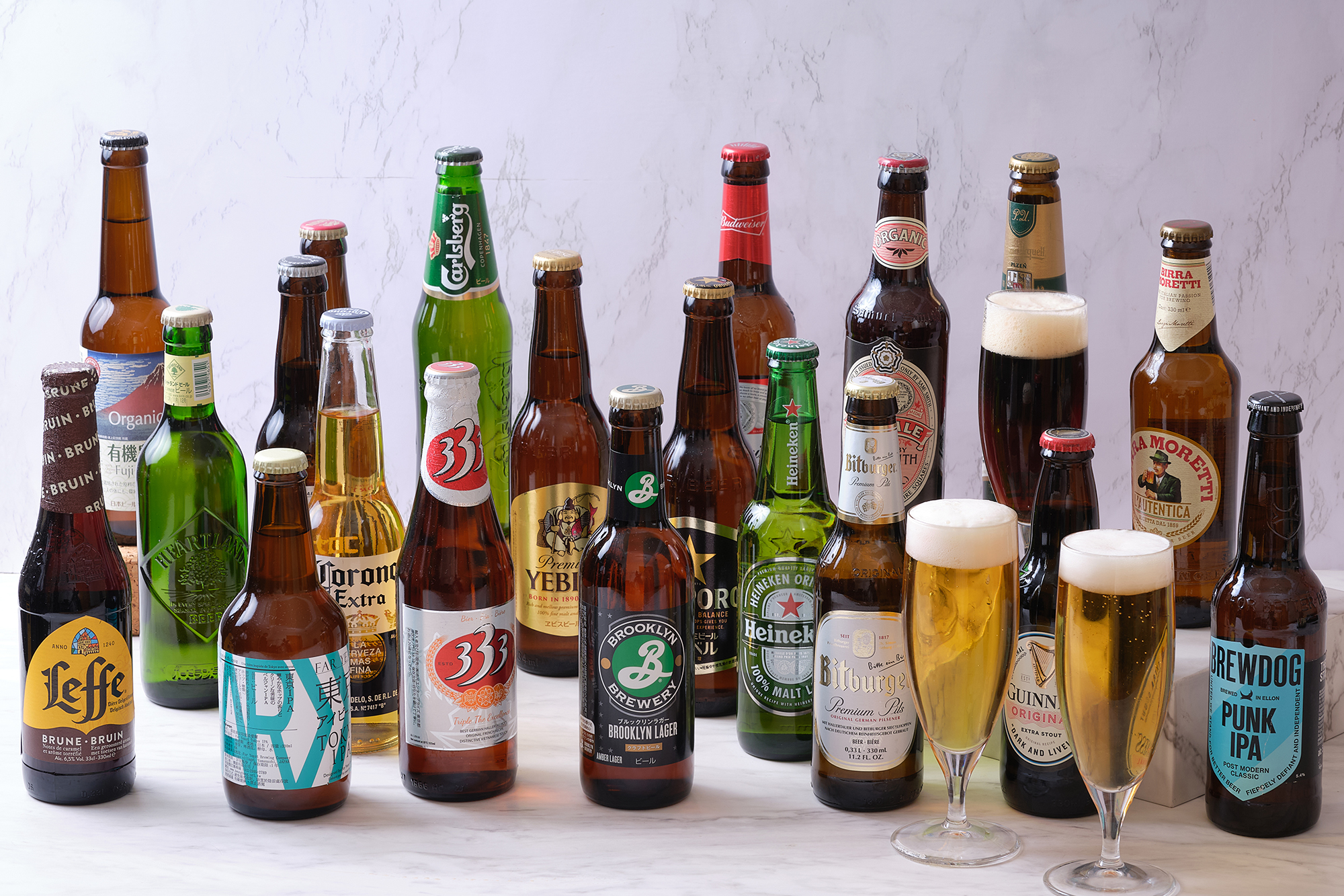 ワールド ビール フェア ～世界のビール20種を飲み比べのサブ画像2_日本のビールを6種類を含む世界のビールが20種類楽しめる
