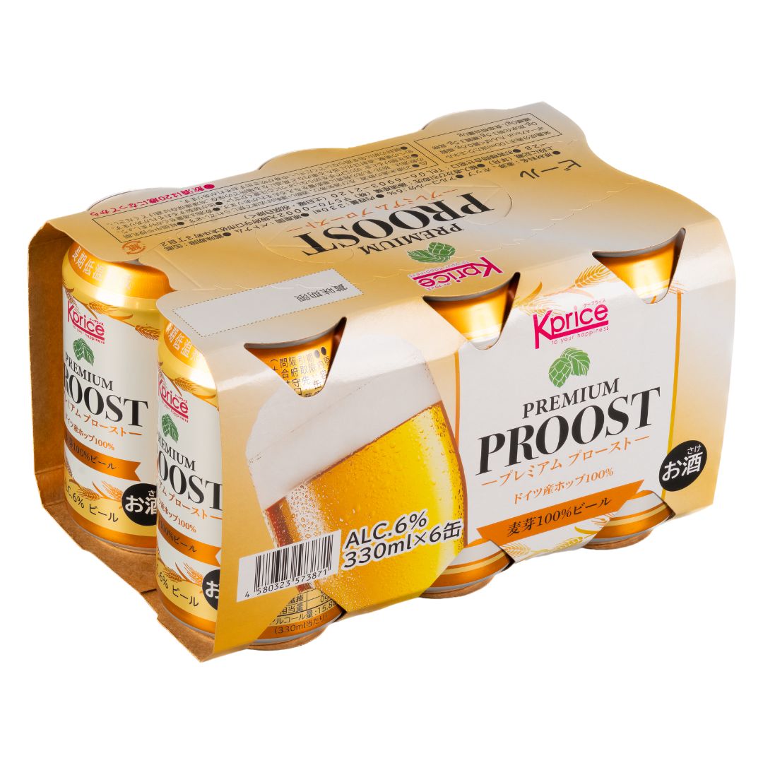 カクヤスが展開するプライベートブランド「Kprice」より初となるビール商品「PREMIUM PROOST」を7月中旬より発売予定！のサブ画像2