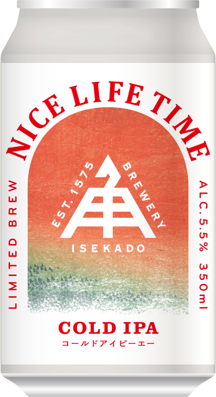 【ISEKADO】 ISEKADOとライフとのコラボ第２弾「NICE LIFE TIME COLD IPA」を10/1（火）よりリリースしますのメイン画像