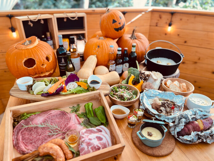 最高のリトリートを体験できる THE FIVE RIVERS FINE GLAMPING 群馬 白沢　　焼き芋スイーツやかぼちゃスープで秋を堪能！　地場産の旬な食材を使用した”秋限定ディナー”提供開始のメイン画像