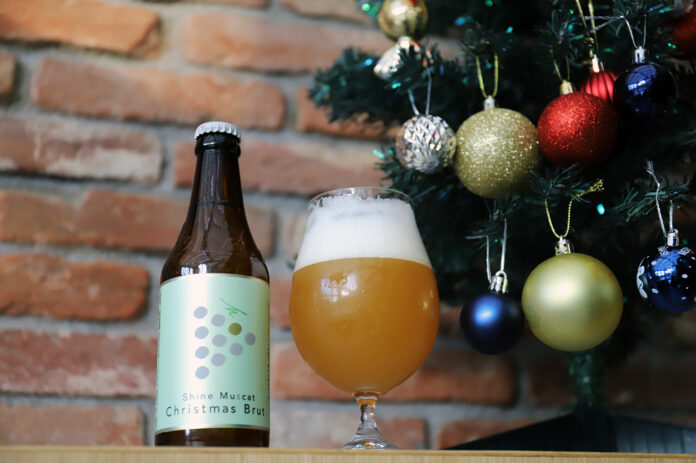 【富士桜高原麦酒】クリスマスに向けた新限定ビール！「Shine Muscat Christmas Brut（シャインマスカットクリスマスブリュット）」12/6（金）新発売!!のメイン画像