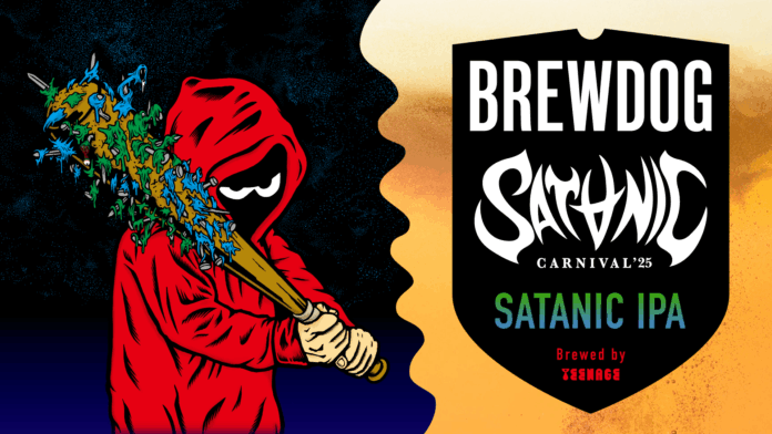 地獄の轟音に乾杯を。BREWDOG × SATANIC CARNIVAL 2025 初のコラボビール「SATANIC IPA」誕生！のメイン画像