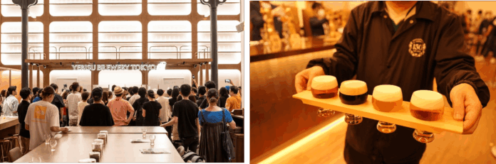 昨年開業以降24種のビールを提供！ヱビスの体験拠点「YEBISU BREWERY TOKYO」年内目標来場者数25万人突破！のメイン画像