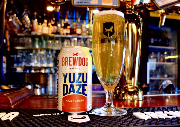 英国№1クラフトビールブランドBREWDOGから、国産柚子が香るビール、「YUZU DAZE（ユズ・デイズ）」が新発売！のメイン画像