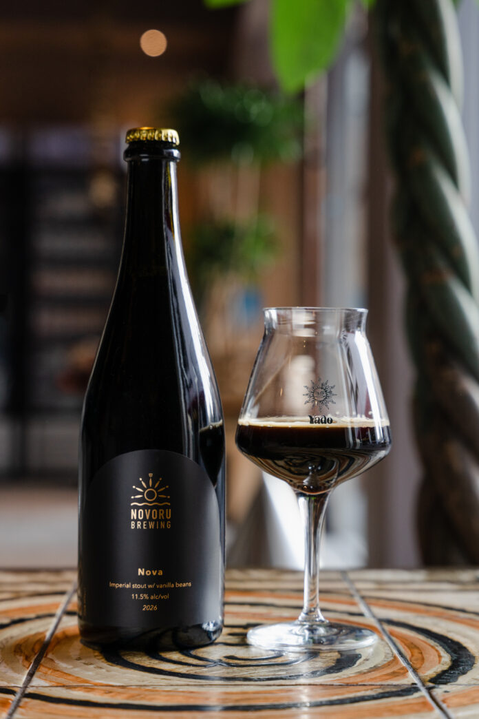 宮崎県宮崎市にてクラフトビールを製造販売するノボルブルーイングが、年に一度だけ購入可能な黒ビール『Nova 2026』を数量限定発売開始のメイン画像