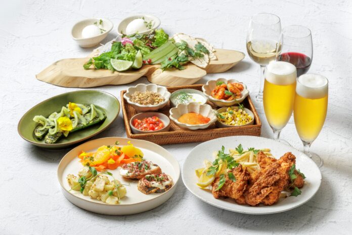 街中で楽しむ、ちょっと贅沢な時間。緑あふれる中庭で味わう「ネイチャービアテラス 2026」をHyssopにて5月18日より開催のメイン画像