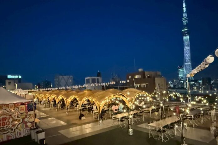 お祭りBBQビアガーデン 浅草エキミセ屋台村2026年5月27日（水）より期間限定オープン！のメイン画像