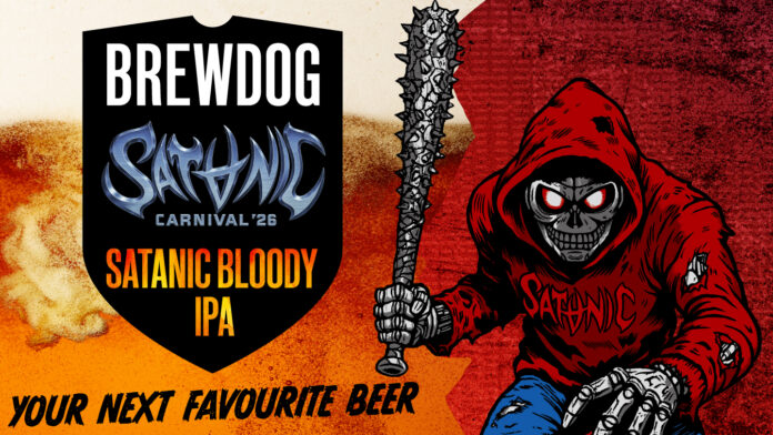 英国№1クラフトビールブランドBREWDOG × SATANIC CARNIVAL 2026 のコラボビール「SATANIC BLOODY IPA」が登場！のメイン画像